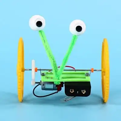 diy走路机器人儿童科学作品材料小学生手工科技小制作小发明玩具
