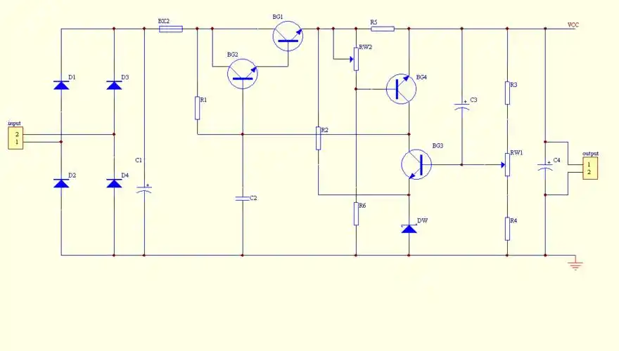 稳压电源原理图