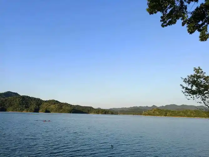 宁国市青龙湾水库.#好山好水好风景 #公开水域游 - 抖音