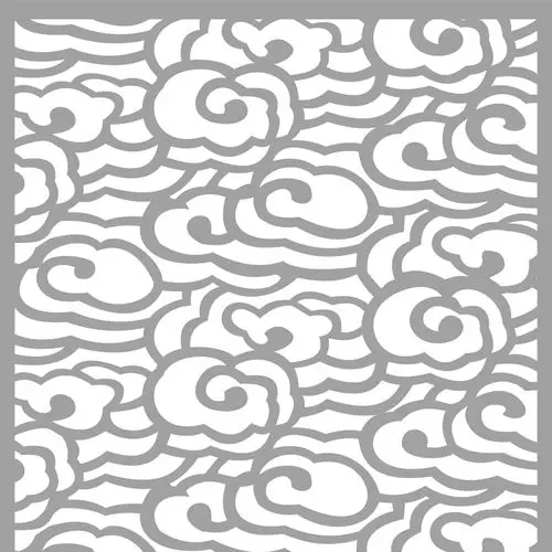 木头雕刻图案,祥云纹雕刻图案