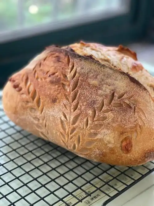 车达芝士长条欧包割花