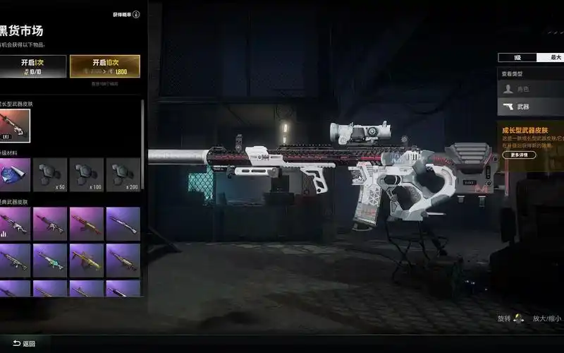 绝地求生黑货市场更新赛博危机mk12超级帅无慈悲m416颜值小清新