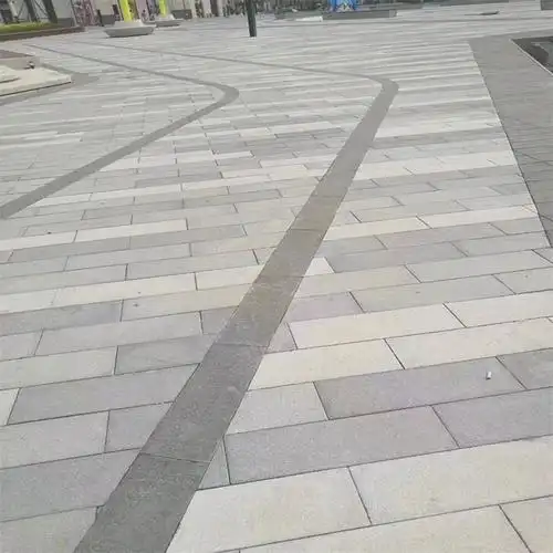 花岗岩路边石仿石材pc砖广场铺设透水砖支持定制