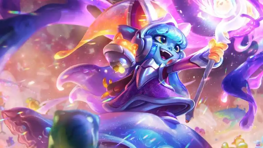 【英雄联盟手游】太空律动"节奏幻师"璐璐(将于7.6上线)