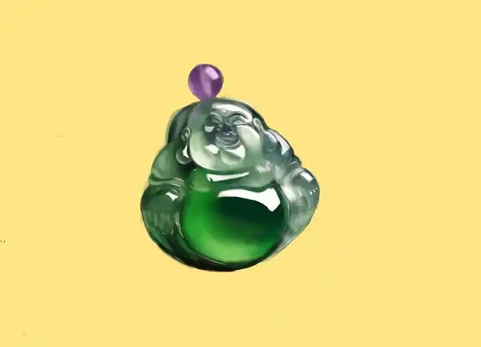 手绘板绘制的佛公