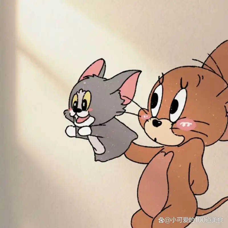 汤姆和杰瑞,天生一对,相爱相杀的情侣头像