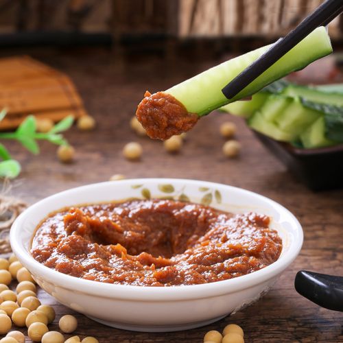 正宗太阳岛黄豆酱500g*5袋葱蘸酱豆酱农家大酱沾菜