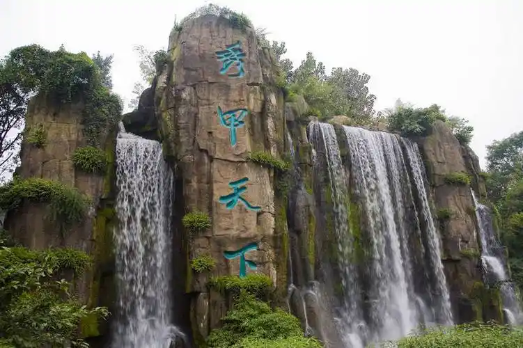 无人,横图,彩色,室外,白天,旅游,度假,名胜古迹,瀑布,溪流,标志建筑