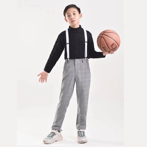 蔡徐坤同款背带裤儿童版坤坤鸡你太美衣服演出服装成人ikun背带裤