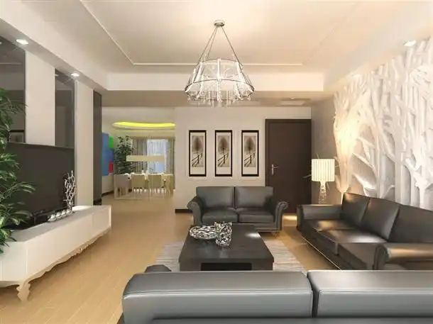 吊顶现代风格客厅效果图#1099938179