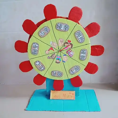 唐磊老师制作的玩教具《多功能转盘》