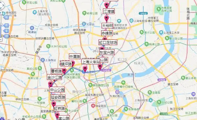 2021上海地铁3号线路图上海地铁3号线站点图及运营时间表