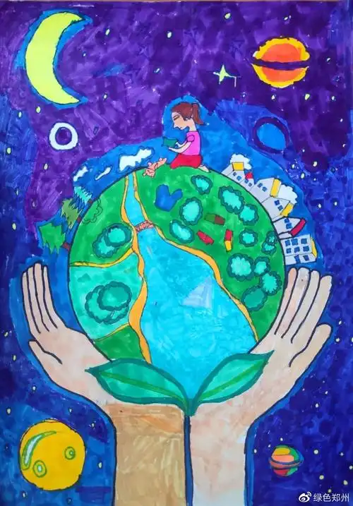 童心绘环保丨全市中小学生环保绘画大赛作品赏析(63)