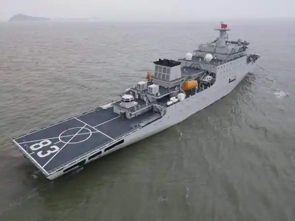 中国海军派出一艘大白船,搭载5国水兵一起远航|潜艇|训练舰_网易订阅