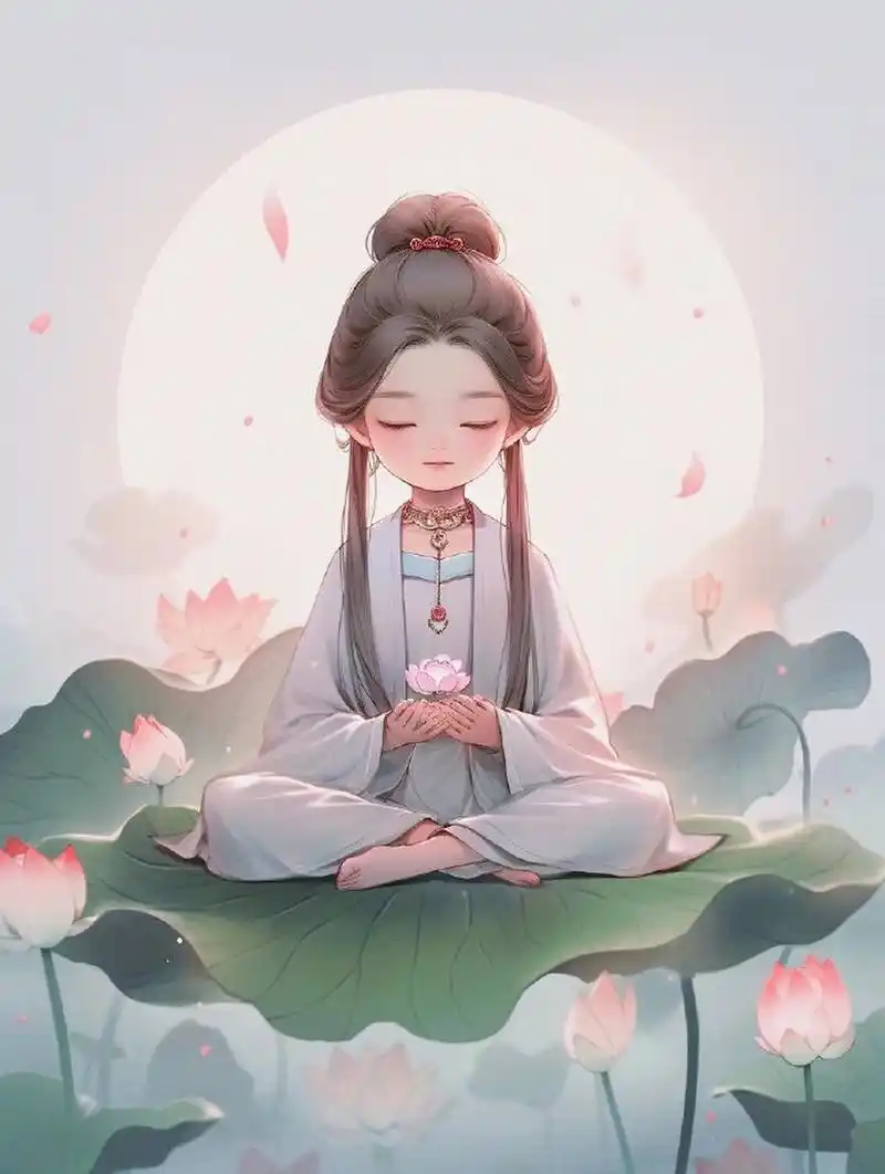 心无杂念女生头像 676767