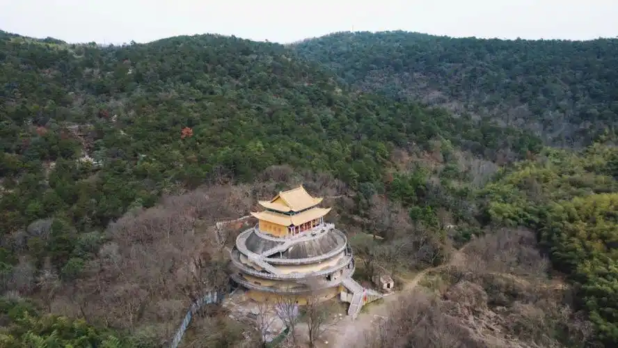 南京溧水无想山航拍