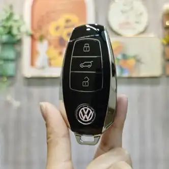 蔻均缕适用老款大众途锐车钥匙套15款17款18款进口途锐全包钥匙扣壳包