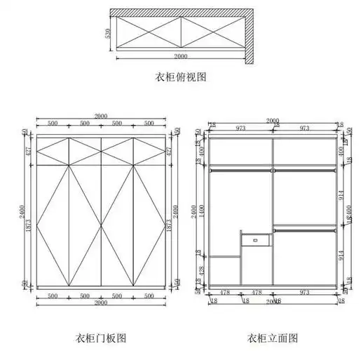 衣柜结构图