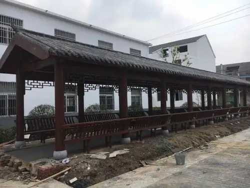 风景区盖小青瓦古建筑长廊琉璃瓦古建长廊施工单位