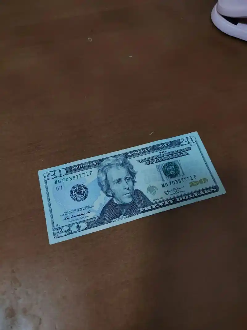 钞票 #这是多少钱 ,我甘大个女,第一次见100元美金,朋 - 抖音