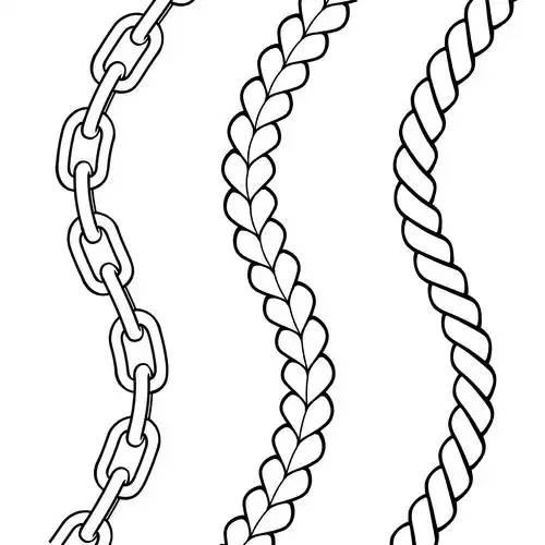 铁链笔刷(图左) - 优动漫-动漫创作支援平台 | clip studio paint绘画