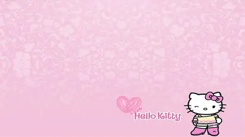 可爱hello ketty粉色系壁纸下载_卡通动漫_壁纸下载_美桌网