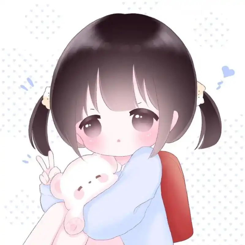 呆萌动漫女生头像,简直卡哇伊