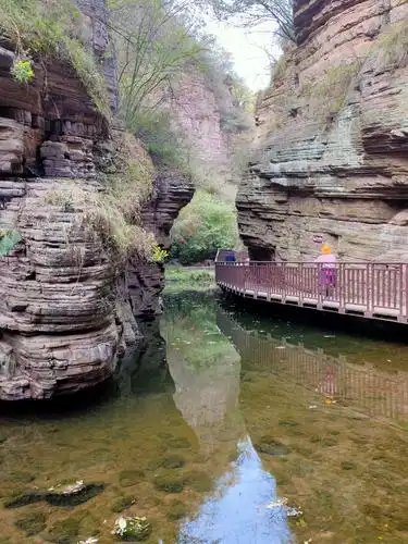2020年10月21中原旅游山西省晋城市泽州县龙潭大峡谷景区.