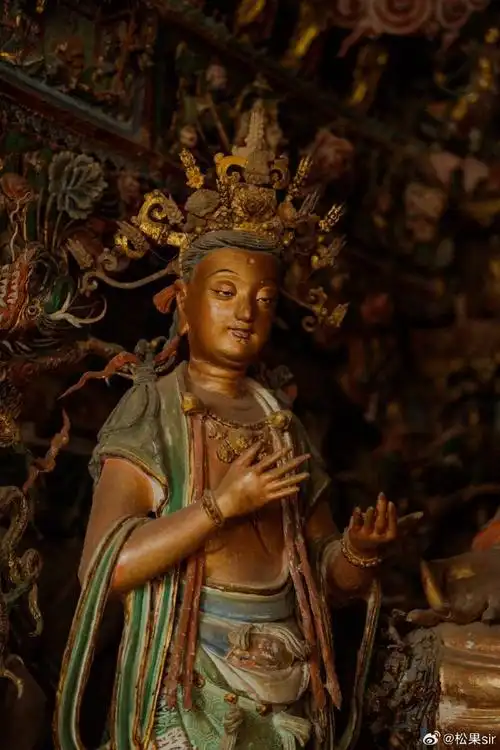 山西隰县小西天##山西的悬塑有多精美