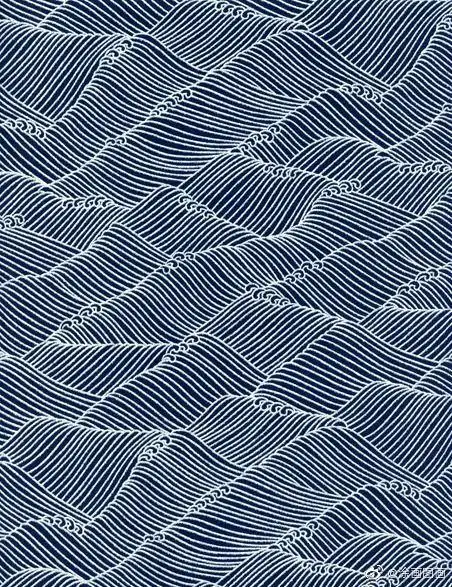 浪花纹样 - 堆糖,美图壁纸兴趣社区