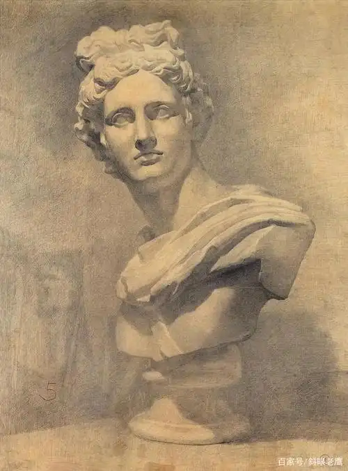 中央美术学院留校素描石膏像作品选