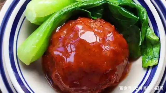 吃完胖三斤的红烧狮子头,一口一个不要太满足