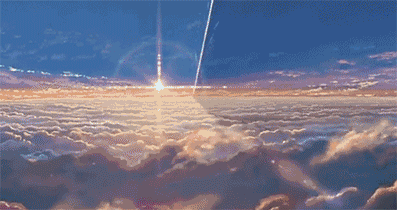 当流星划过长空的一瞬间.