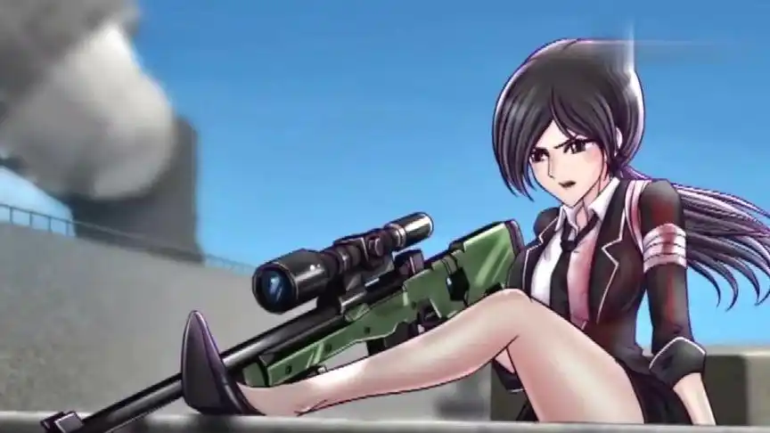 火线传奇:夜玫瑰趁着队长在和生化人肉搏的时候直接一枪命中