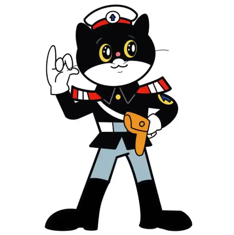 黑猫警长来啦!#黑猫警长 #简笔画 #画画 - 抖音