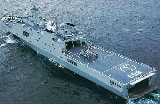 国产075型船坞登陆舰已开工建造?即将进入分段合拢阶段!