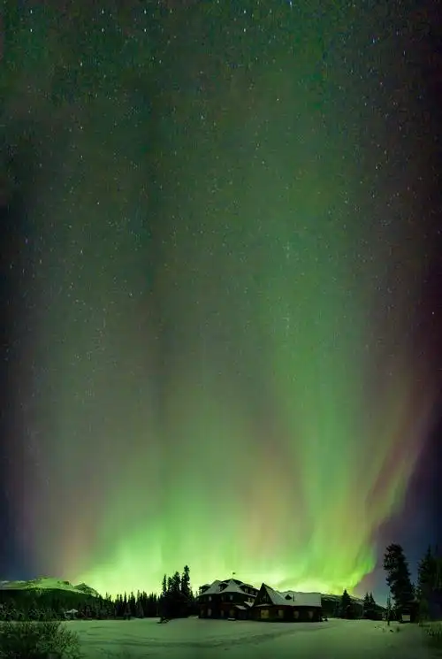 感恩节的极光加拿大