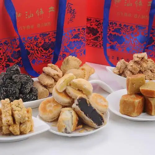 广东潮汕特产 礼盒 大礼包 手信 潮州小吃美食 绿豆饼 鸡蛋酥