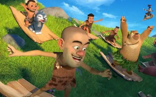 【片段】《熊出没原始时代》开心无比的原始时代