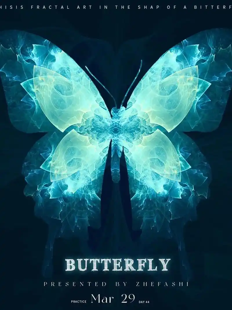 分形艺术,基于分形几何学原理,借助计算机强大的运算能力,将数 - 抖音