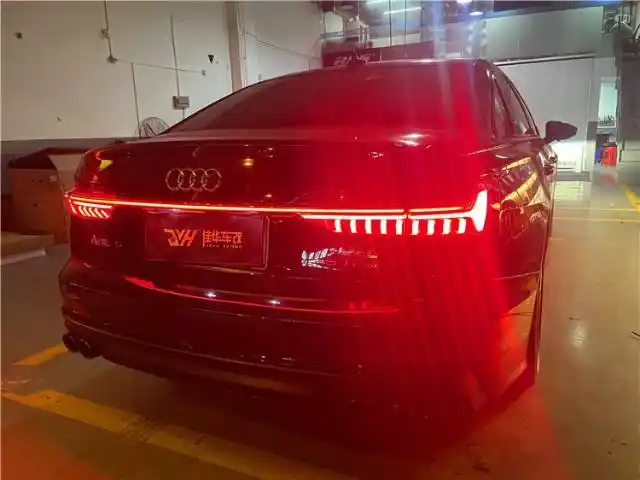 奥迪a6l升级方案广州天河a6l升级贯穿尾灯