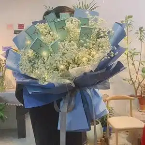 七夕礼物送男友香烟花束手工diy包装材料包七夕生日礼物实用高档