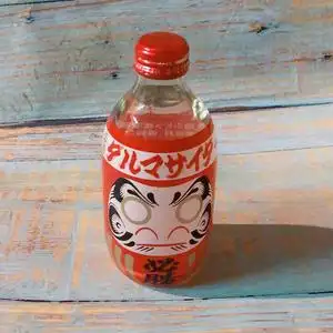 bwd百味都 日本碳酸饮料木村牌达摩招财猫苏打水300ml*24瓶/箱