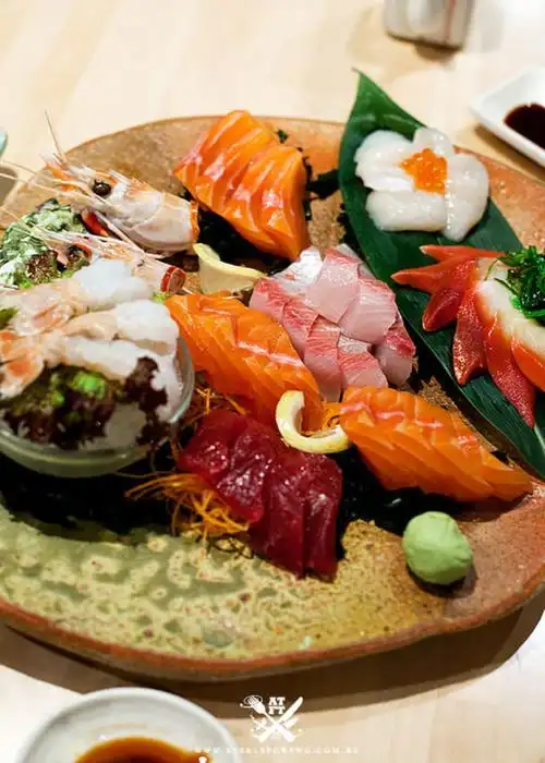 刺身,寿司,手握,和食,三文鱼,北极贝,甜虾.毫无抵抗能力.