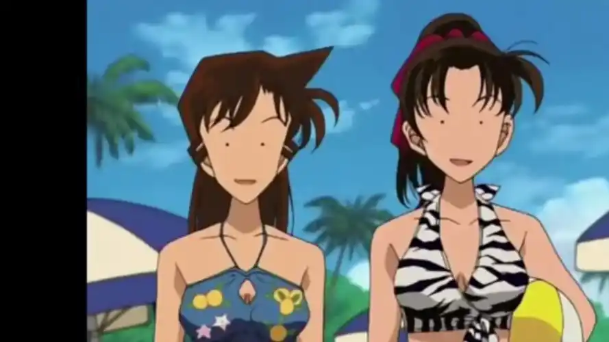 品一品小兰穿过的泳装,一件比一件好看,你更喜欢哪个_名侦探柯南_度假