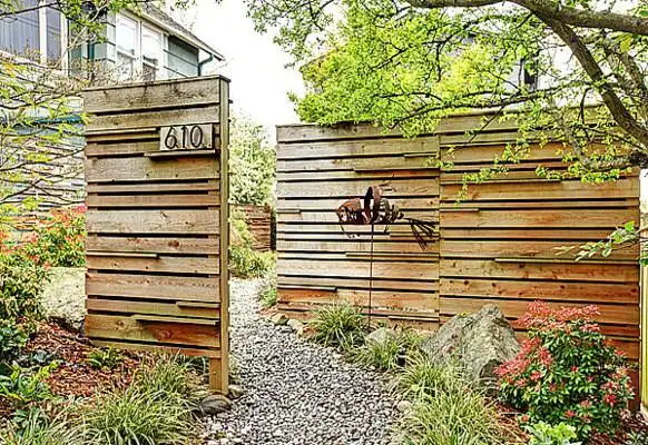 庭院装饰墙意向图