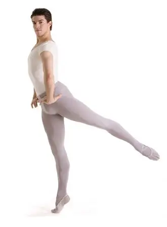 芭蕾舞服男生裤袜 浅灰色黑色氨纶热销超大码号定制