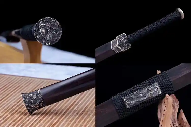 至尊版羽毛纹四兽汉剑