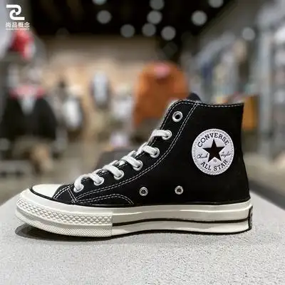 converse匡威三星标70s高帮经典复刻情侣休闲鞋男女帆布鞋162050c