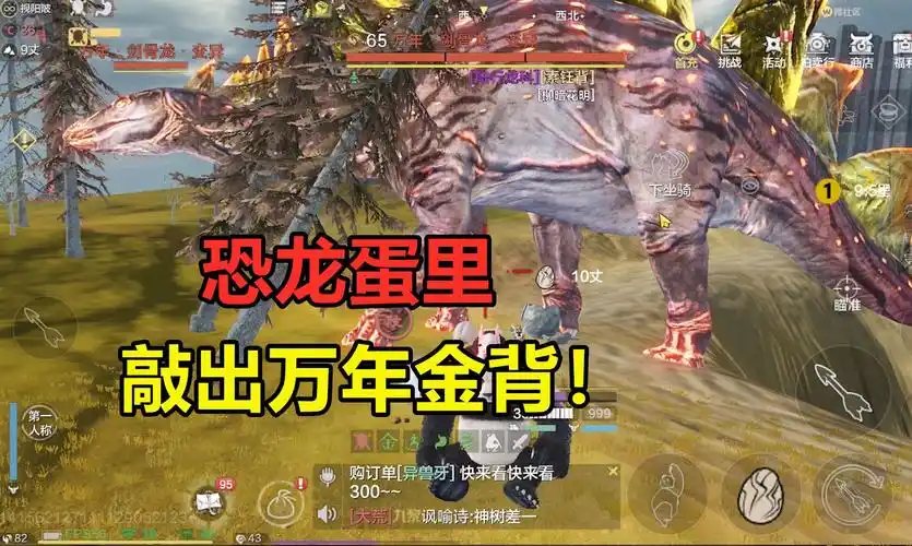 妄想山海:恐龙蛋里敲出万年金背!两颗小赚500勾